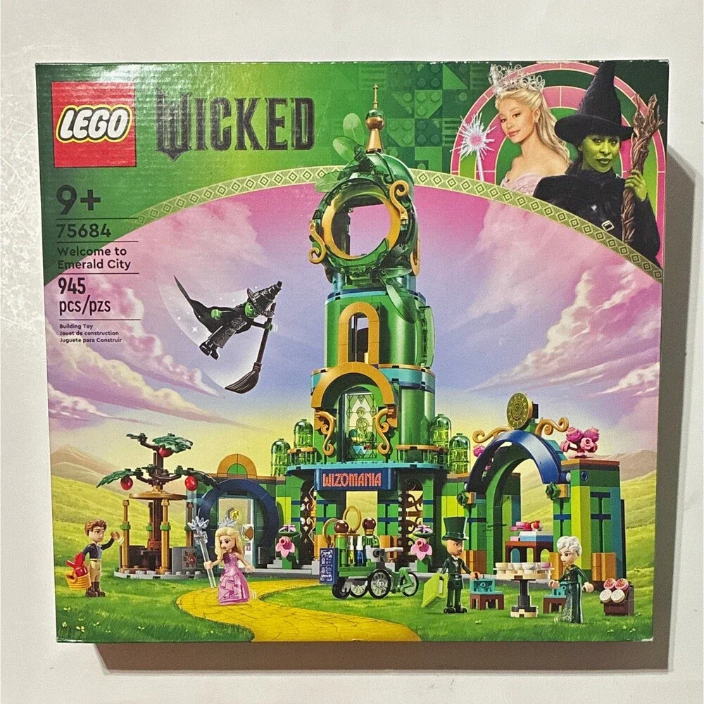 LEGO Wicked 75684 Welcome to Emerald City 945 Pieces New Sealed